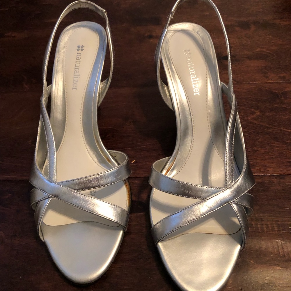 Silver heels